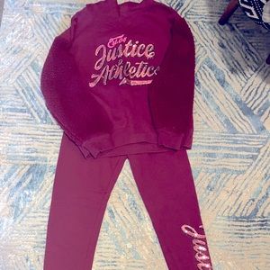 Girls Justice sweats Sz14 EUC